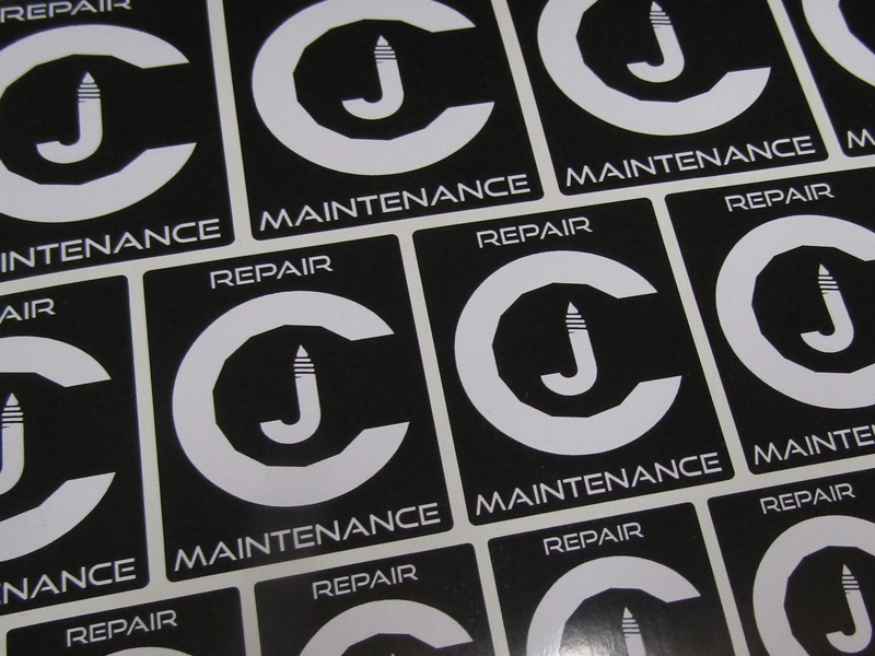 stickers repair maintenance